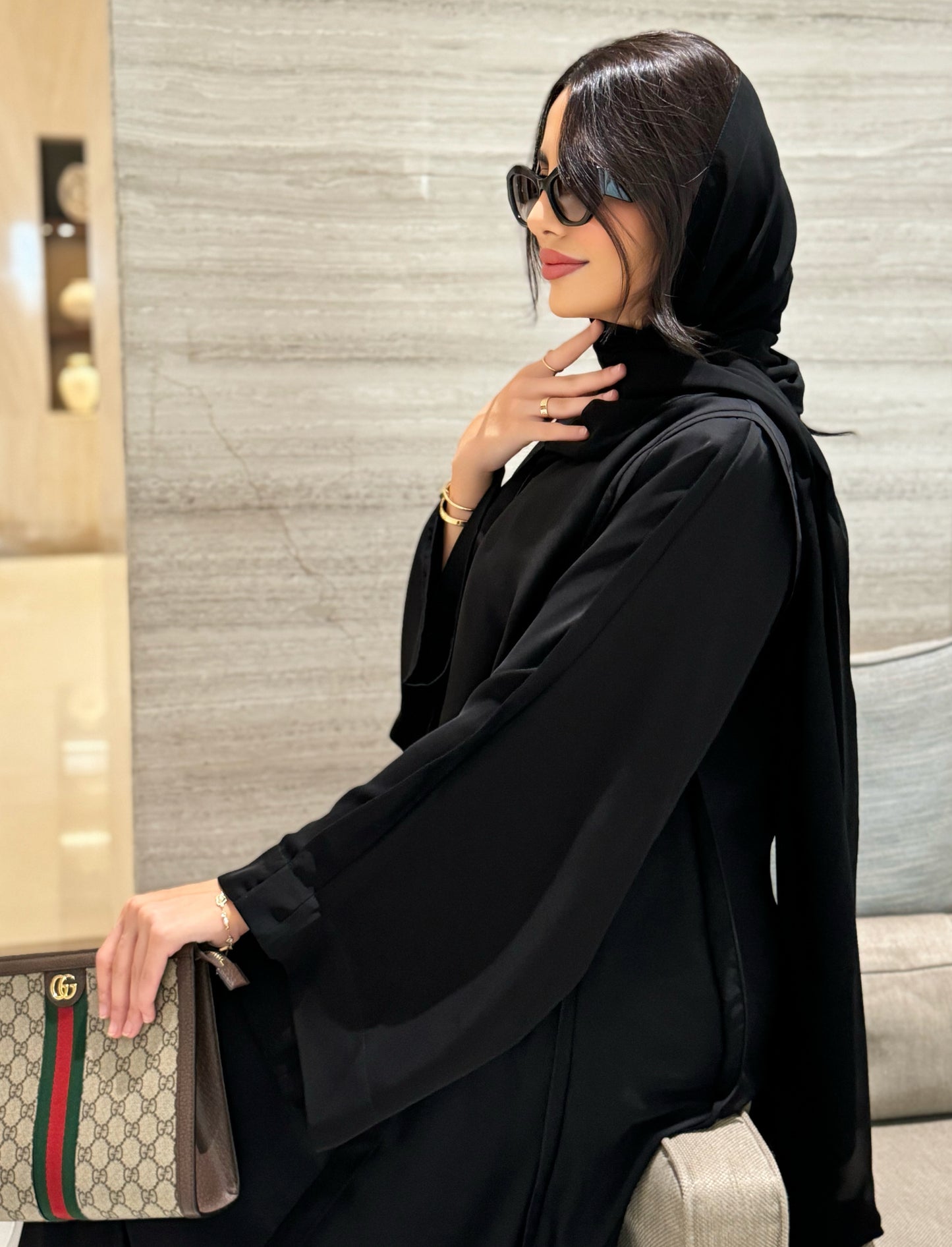 عباية ندى سوداء