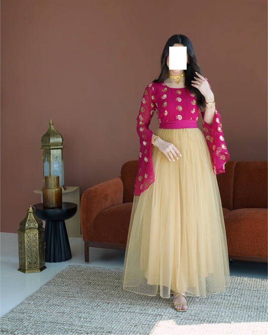 فستان حصة وردي