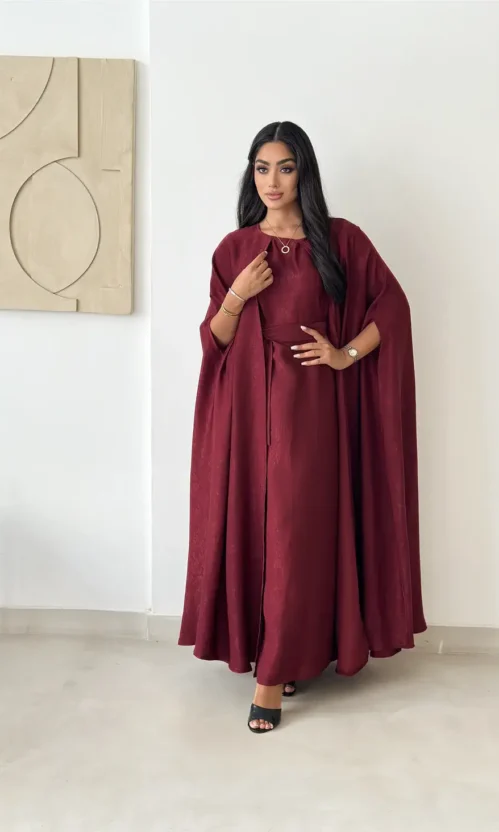 قفطان هند عنابي